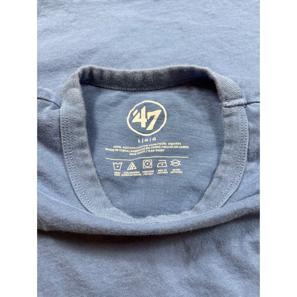 47 Brand Los Angeles Dodgers T-Shirt Mens Large Blue MLB Baseball Graphic Tee - Picture 4 of 4
